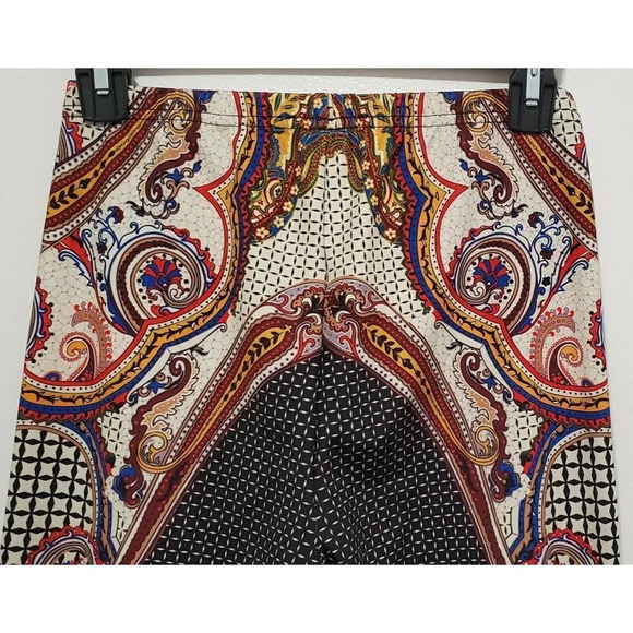 ISLE by Melis Kozan Women's Stretch Pants Geo - Picture 5 of 7